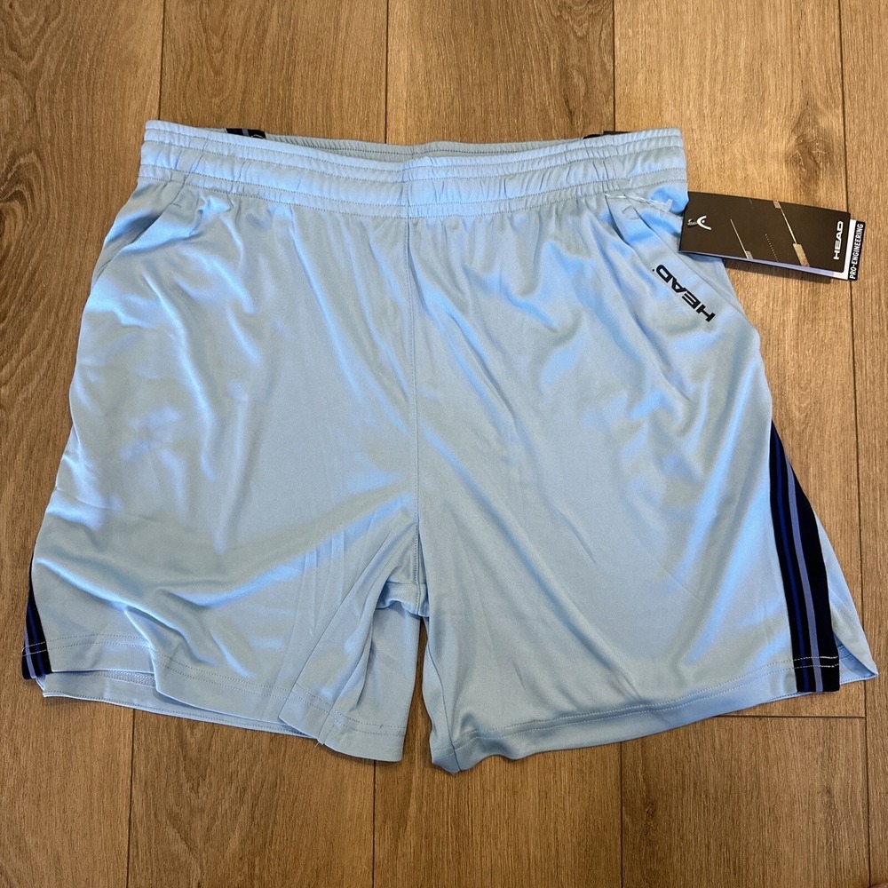 Head Brand Slam Winner Short Airy‎ Blue Pickleball Tennis Short Men's XL NEW